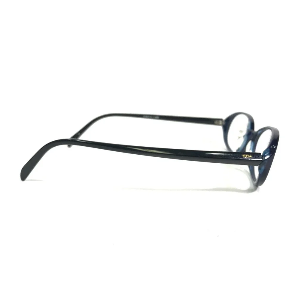 MCM Eyeglasses Frames 502 Black Clear Blue Round Oval Full Rim 50-19-140